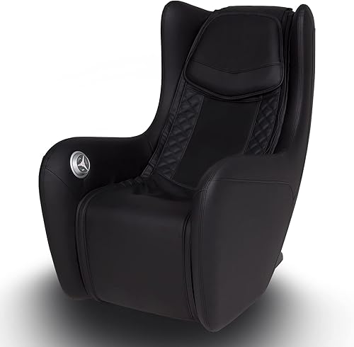Silla de masaje de cuerpo completo, Health Relife Shiatsu, silla de masaje de tamaño compacto, silla que ahorra espacio, color negro