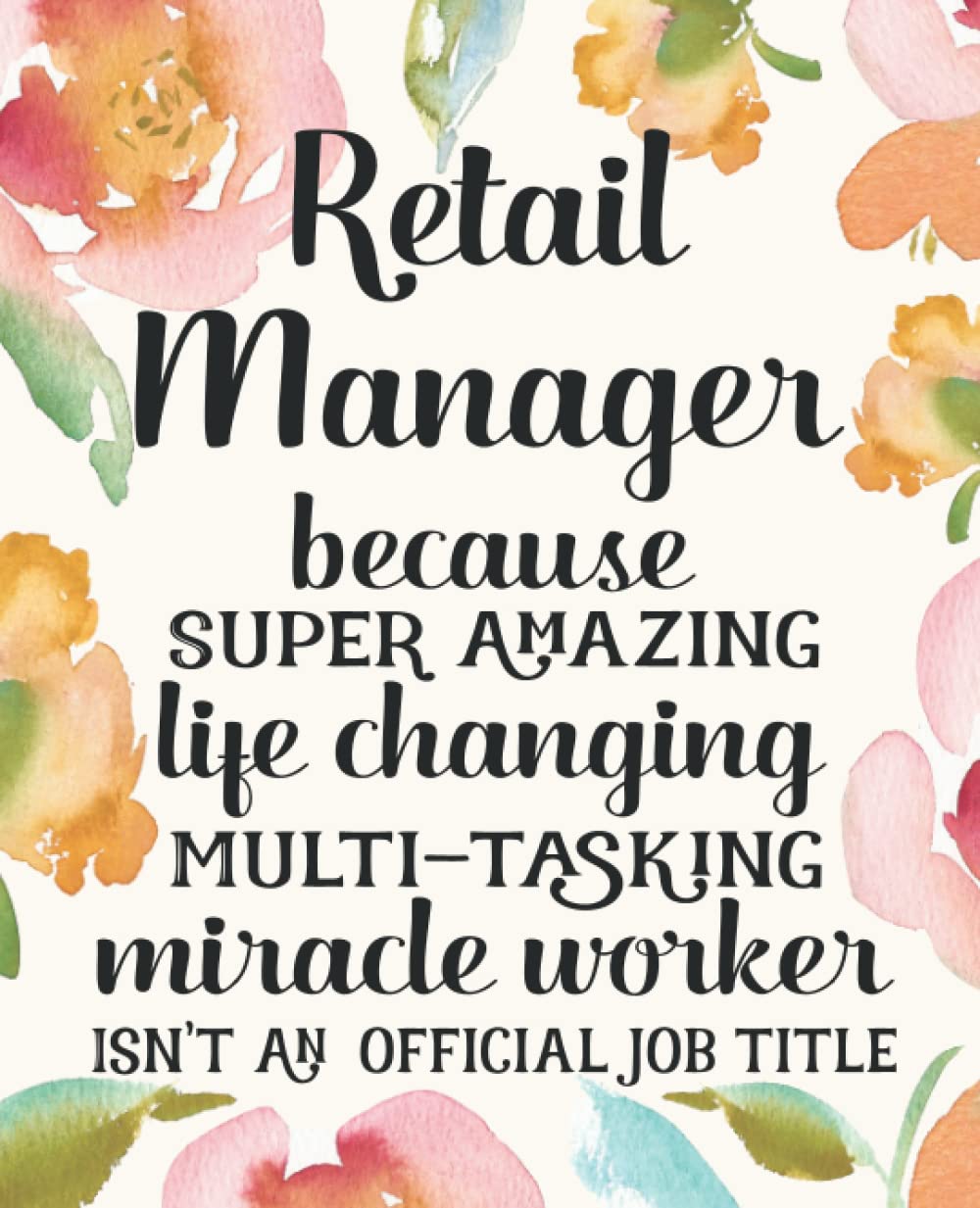 Retail Manager Gifts: Funny Thank You Appreciation Present for Women Friends, Family or Coworkers