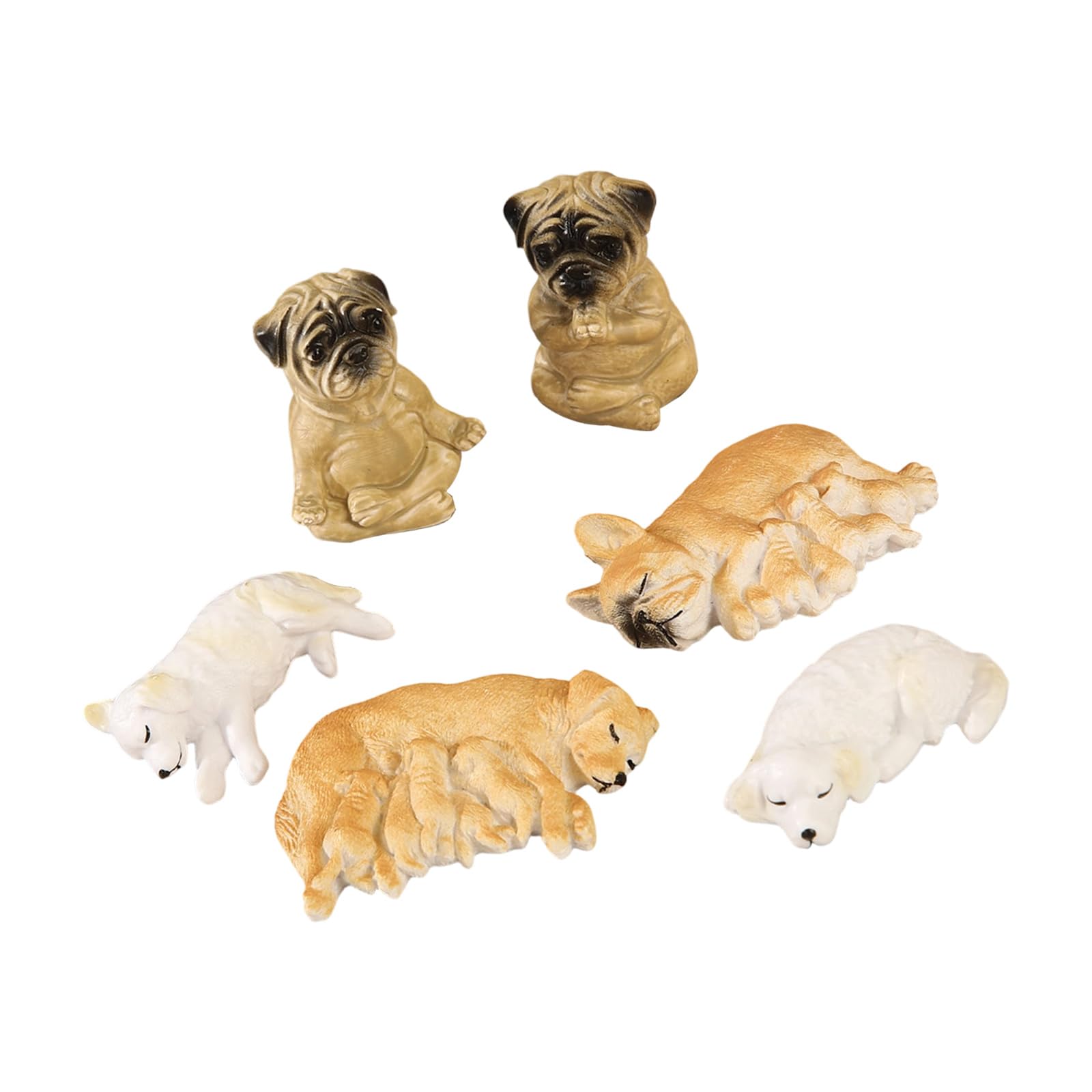 alloneslife Minis Dogs Car Dashboard Decors Lovely Rearview Mirrour Ornament Funny Interior Car Accessories for Automotive Home Decors Rearview Mirrour Ornament for