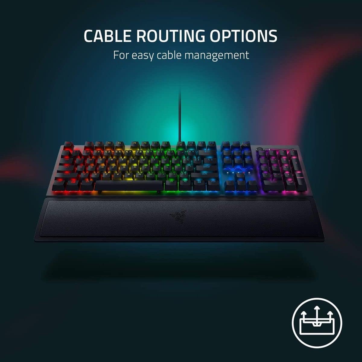 Razer BlackWidow V3 Tenkeyless, Interruttore Verde, Tastiera da Gioco Meccanica Compatta, Interruttori Clicky, Fattore di Forma Compatto, Tasti Programmabili, Layout Italia, Nero Interruttore Verde Clicky Layout IT BlackWidow V3 - Immagine 2