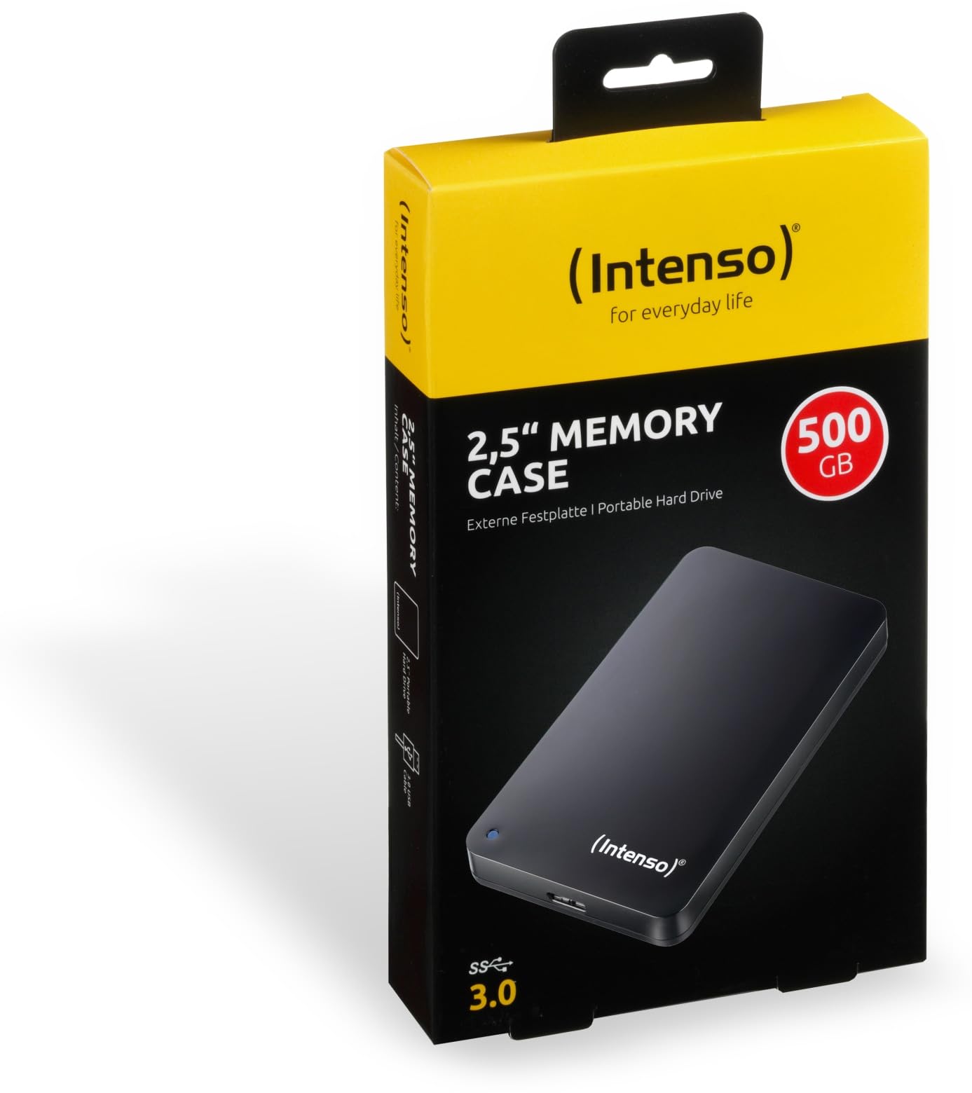 Amazon.com: 500GB Intenso USB3.0 Memory Case 2.5-inch Slim