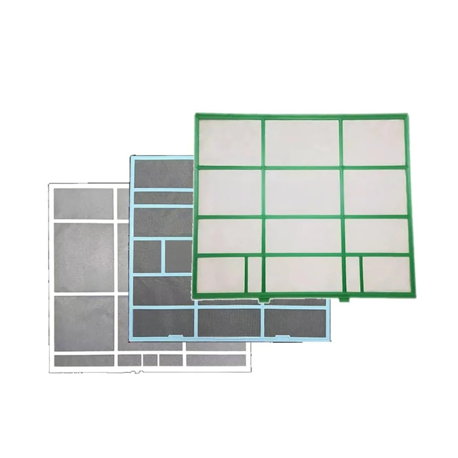 HIZON Juegos de filtros de Aire Acondicionado, compatibles con Carrier,(27.3x26.3cm x2pcs)