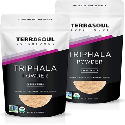 Terrasoul Superfoods Polvo orgánico Triphala - 2 libras