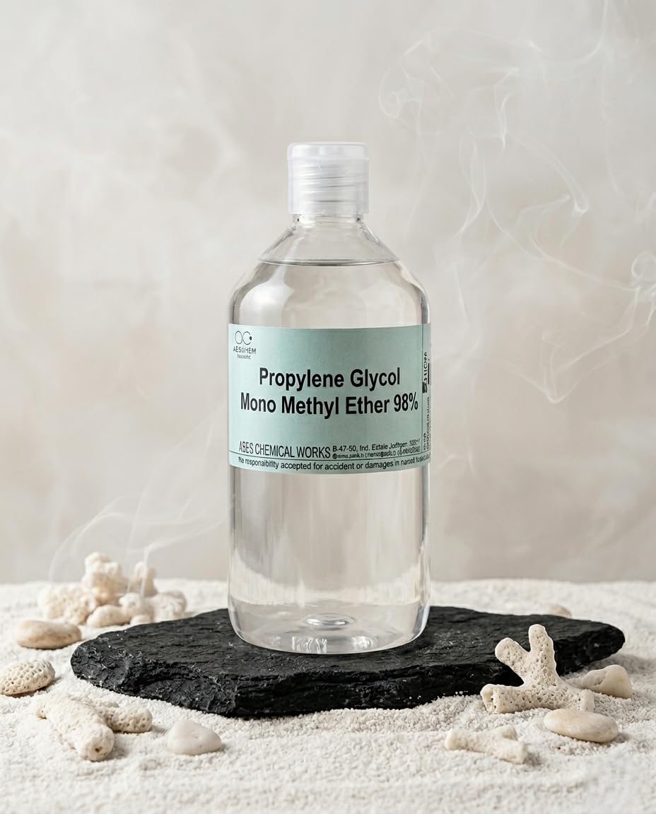 Ases Propylene Glycol Mono Methyl Ether 98% (PGMME) - 500ML| Industrial Grade PM Solvent & Thinner for Epoxy, Resin, Inks & Coatings | High-Purity Degreaser & Surface Cleaner-image-36