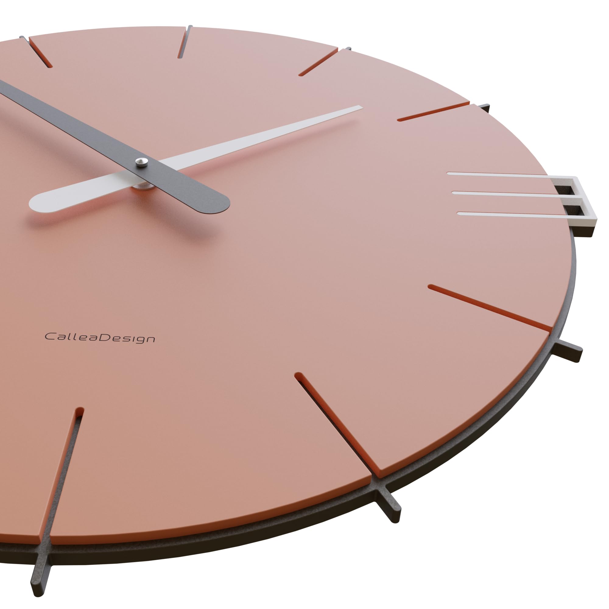 ドイツ製テラコッタの掛け時計 ドイツ製 KIENZLE 陶器の壁時計 電池式 キンツレ 壁掛け時計