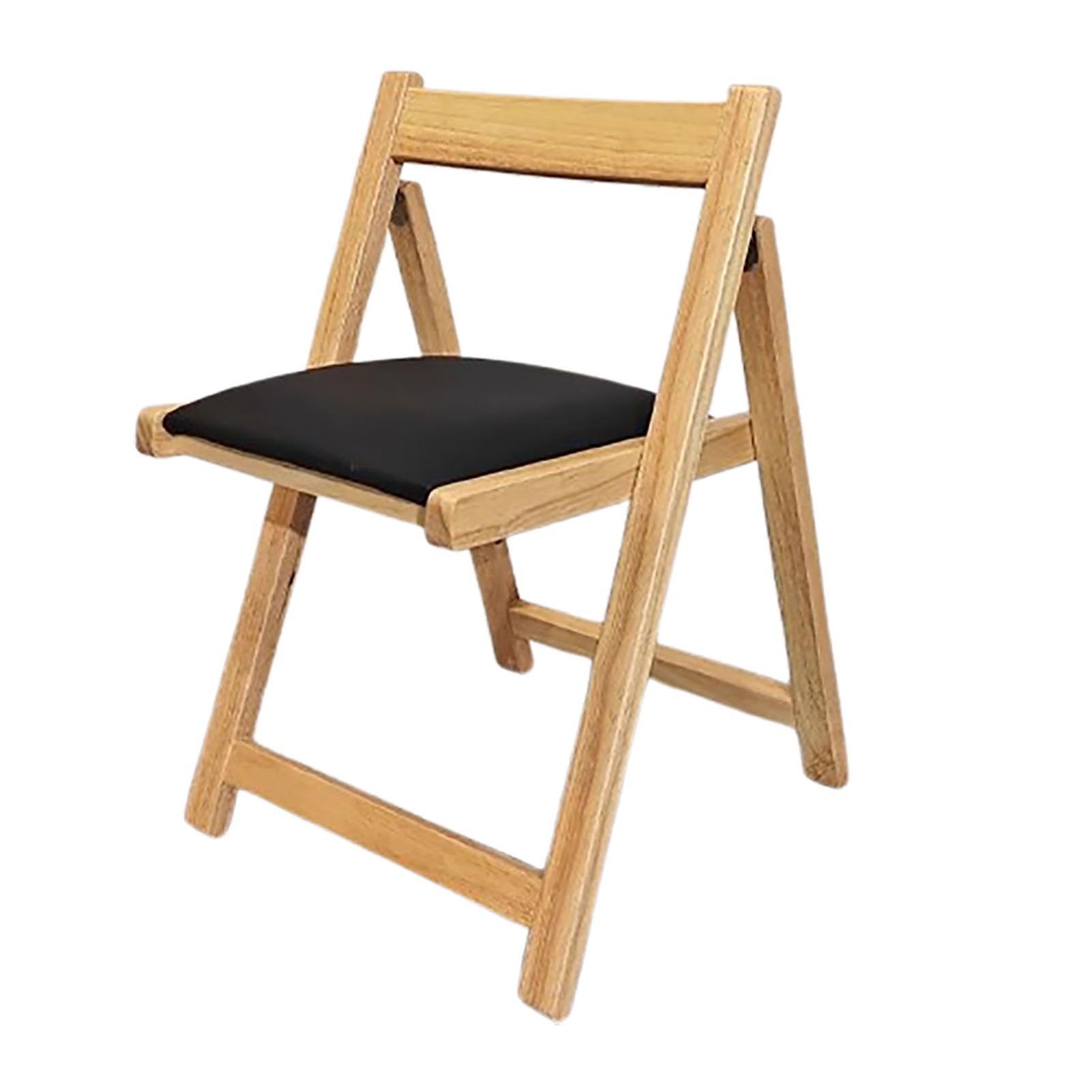 Sillas Plegables Comedor, Sillas De Cocina Tapizadas Portátiles, Silla Plegable Cocina Madera sin Montaje para Invitados, Cocina, Oficina, Boda, Fiesta, Picnic,C,Set of 1