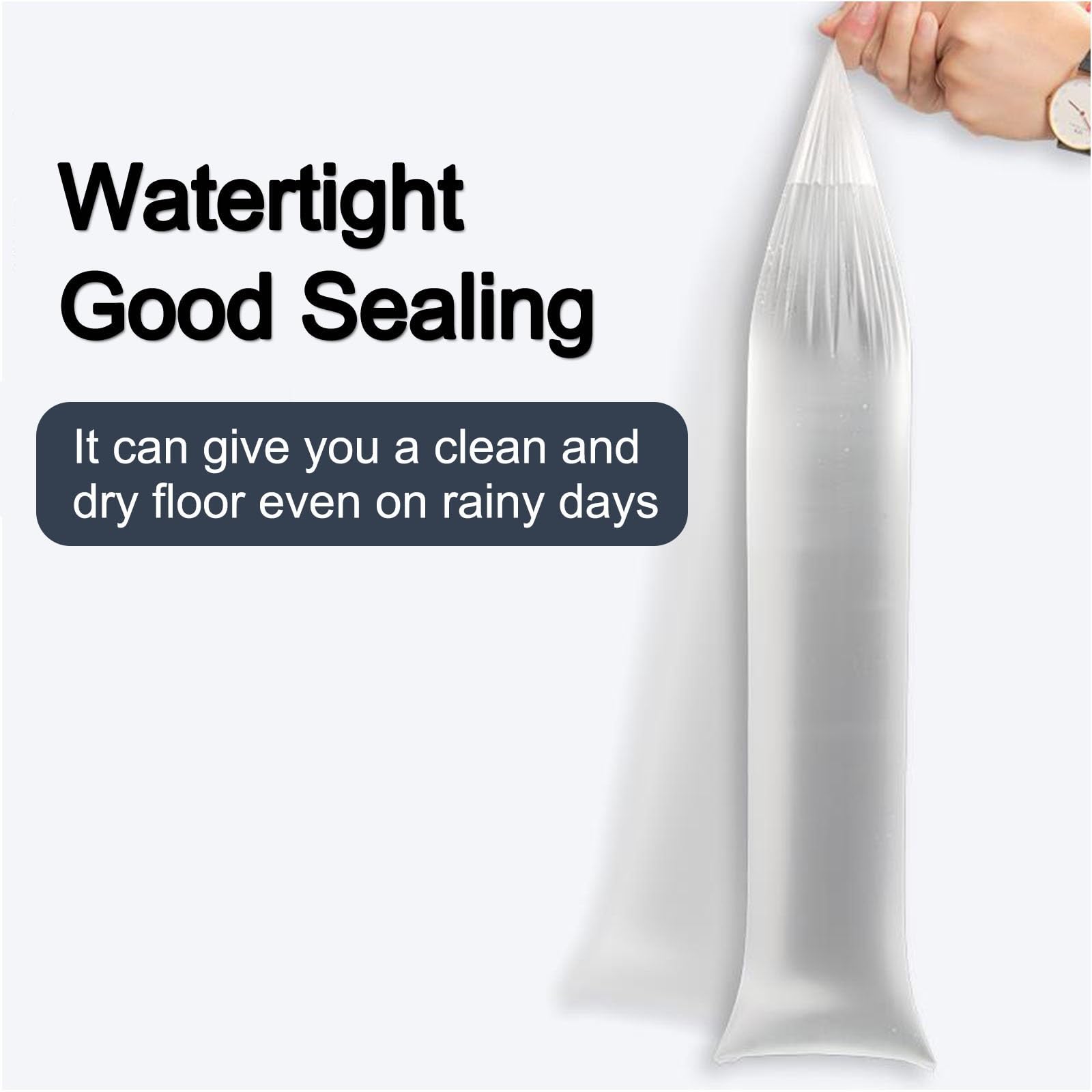 Sacchetti Portaombrelli Trasparenti - 5 Pezzi, 13x33 Cm, Riutilizzabili, Per Ombrelli Bagnati - Foto 6