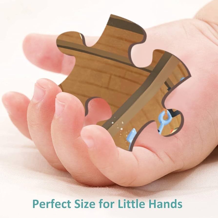 Amazon.com: MoinKidz Wooden Noah's Ark Puzzle for Kids Ages