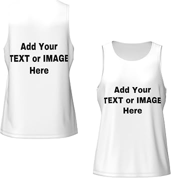 Custom Tank top for Men Personalized Undershirt Design Your own Logo Text Photo for Beach Gym Workout