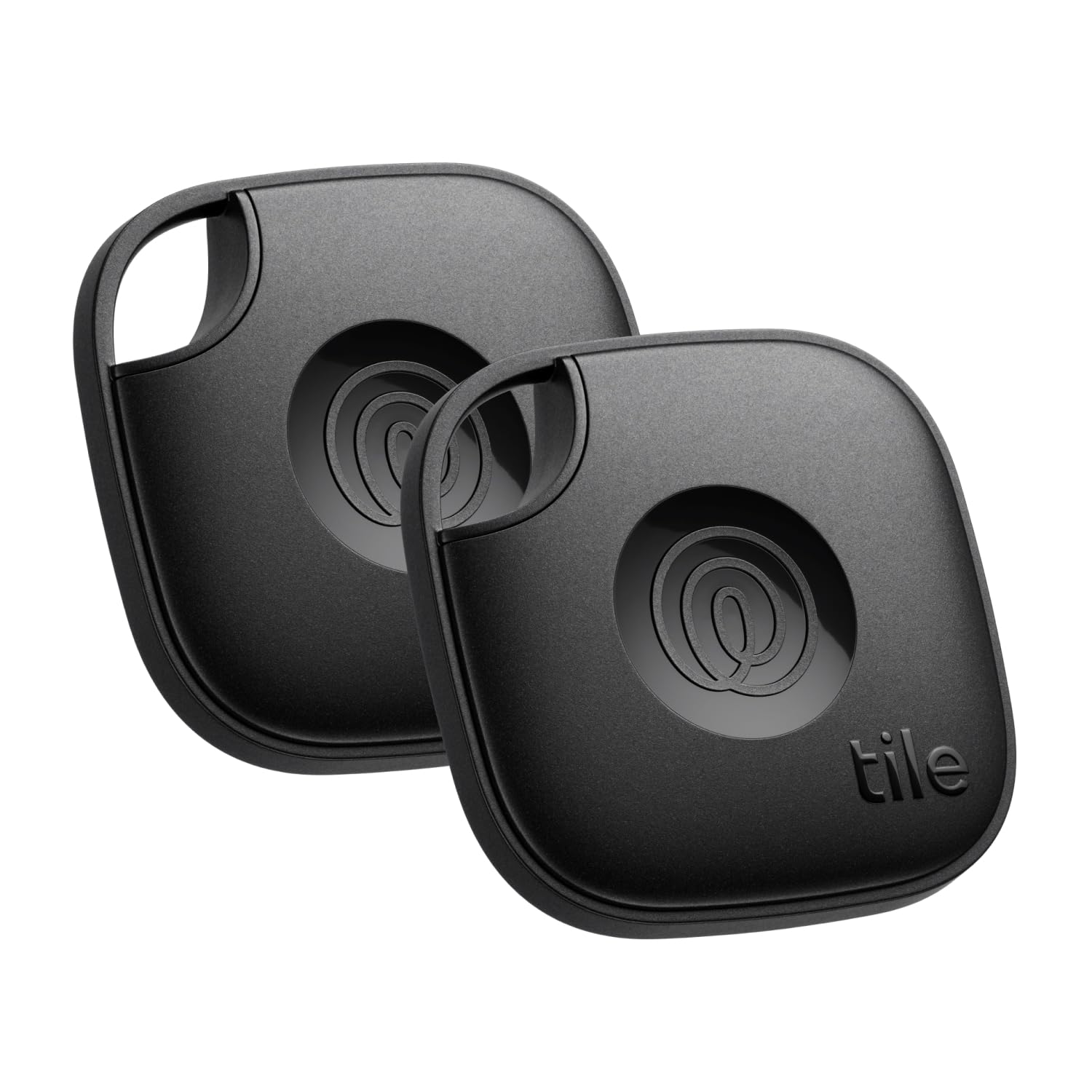 Tile by Life360 Mate Bluetooth Tracker, Keys Finder and Item Locator for Keys, Bags and More. Phone Finder. Both iOS and Android Compatible. 2-Pack (Black)