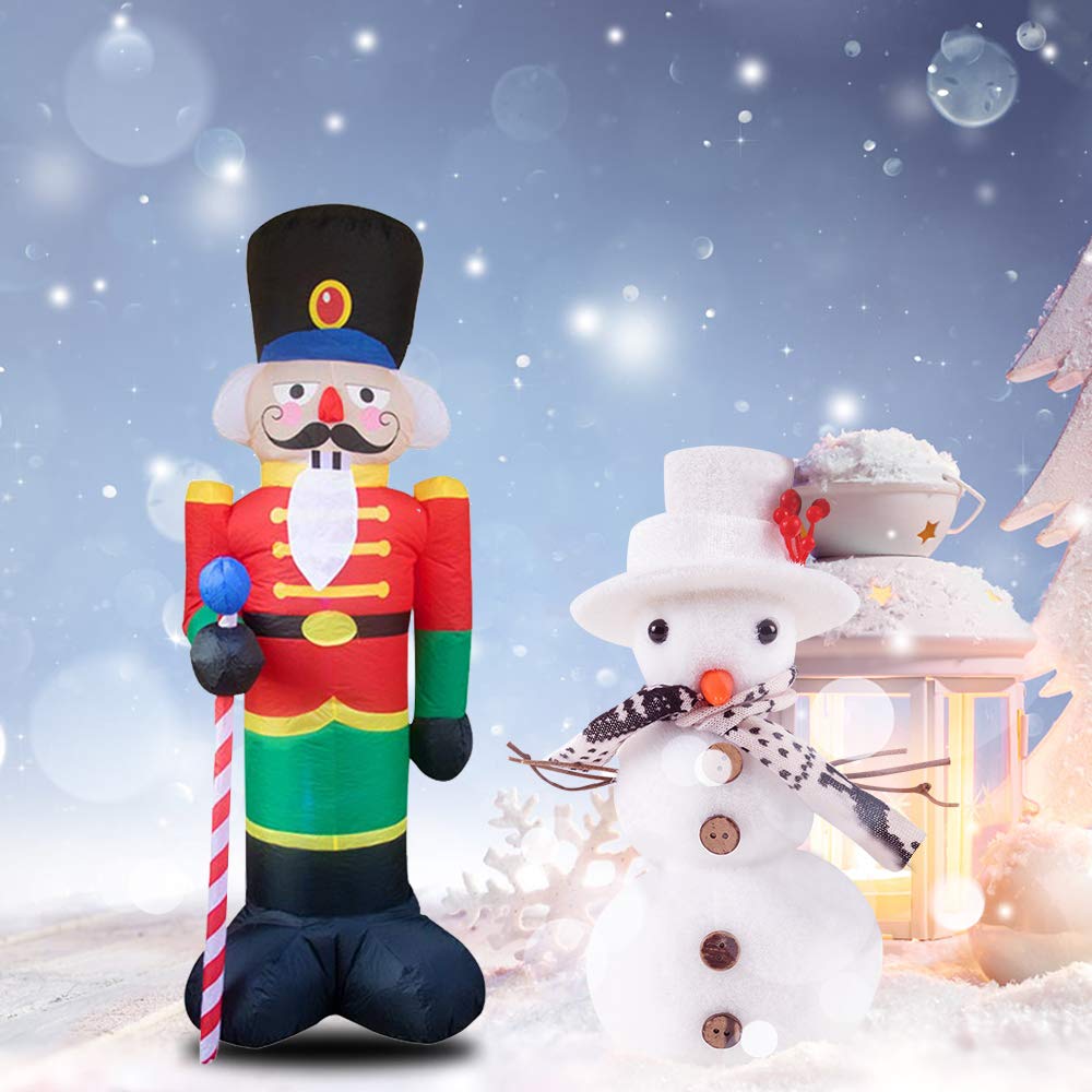 OPBLAASBARE REUZE KERSTMAN MET VERLICHTING - 400 CM - Glow Specialist - Glow Specialist
