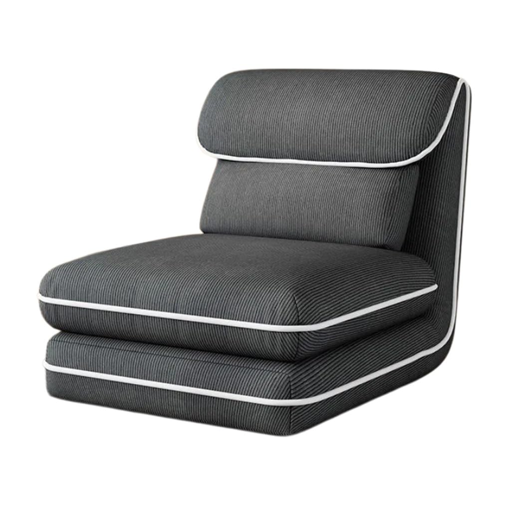 Canapé-lit d'intérieur réglable gris pour petits espaces, matelas de sol convertible