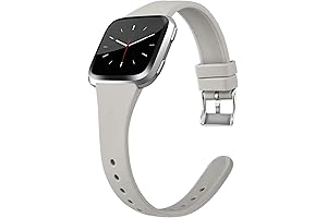 Tobfit 4 Pack Sport Bands Compatible with Fitbit Versa 2/Versa/Versa Lite/Versa SE