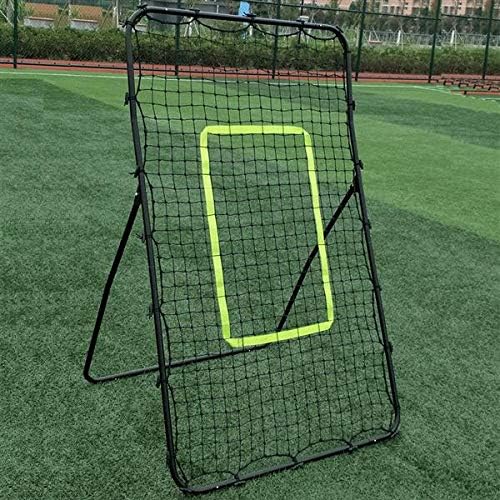 Professional Galvanized Steel Pipe Rebound Soccer/Baseball Goal Black