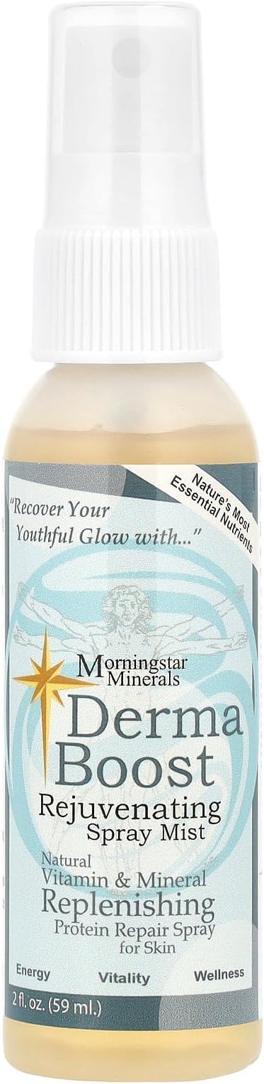 LYSMOSKI Morningstar Minerals, Derma Boost Rejuvenating Spray Mist, 2 fl oz (59 ml)