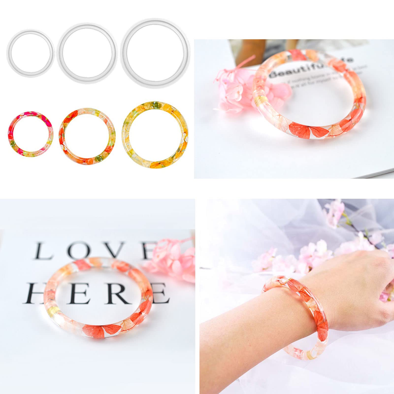 Moules De Moulage Résine Grande Clair DIY Moules En Silicone Pour Résine époxy[373