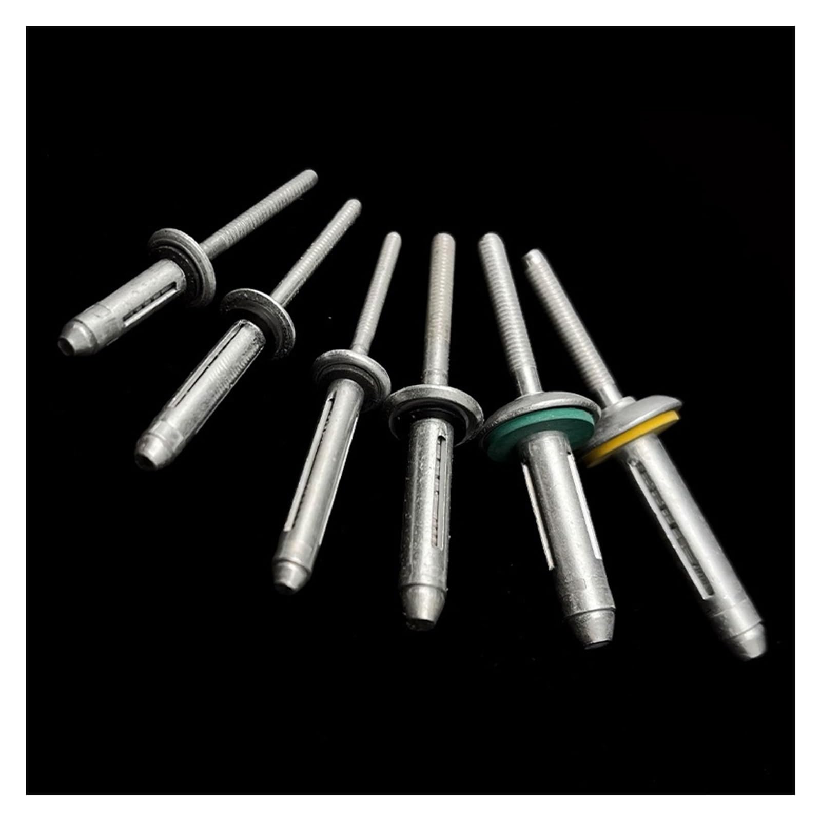 10/50 pièces. Rivet aveugle pliant structurel, rivet scellé en aluminium, type pliable 5.2mm 6.4mm 7.5mm(10,7.5x28mm)