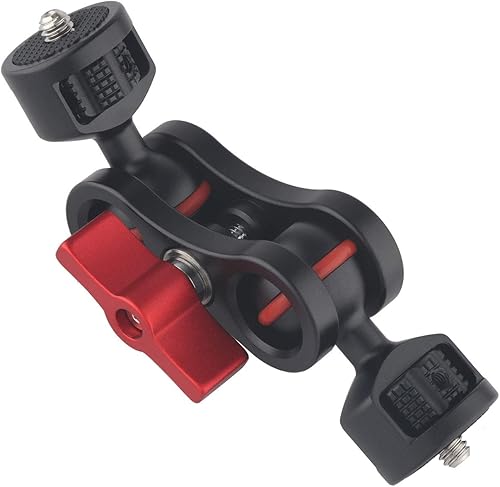 Brazo mágico articulado para cámara de campo, soporte de brazo de fricción con cabezales esféricos de 14-20 para monitores de 57 pulgadas, visores,