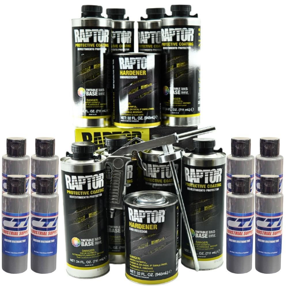Amazon.com: Raptor Truck Bed Liner Kit with Colored Battleship