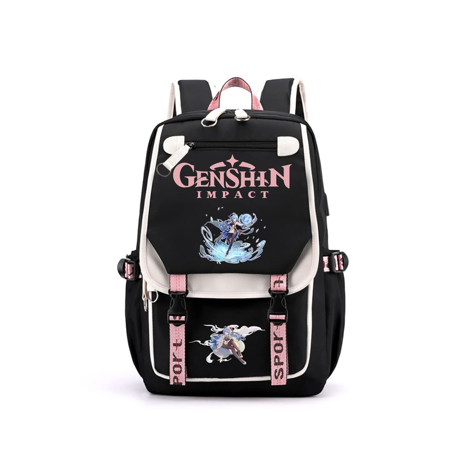 Buy Genshin Impact All game characters Backpack for Girls Laptop