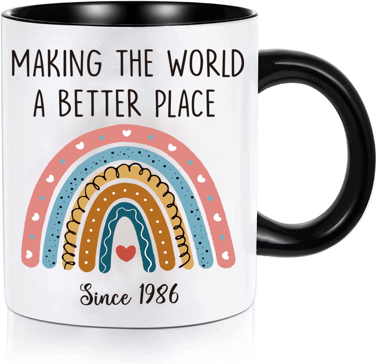 Women Birthdays Gifts, 40th 50th 60th 70th 80th Birthdays Gifts for Women, 330ml / 11oz Coffee Mug Birthday Gifts for Mother | Best Friends | Daughter, Christmas Gifts Thanksgiving Gifts (1986-40th)