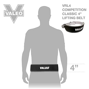 ウェイトトレーニングベルト　valeo Amazon | Valeo 4インチ パッド入り レザーリフティングベルト