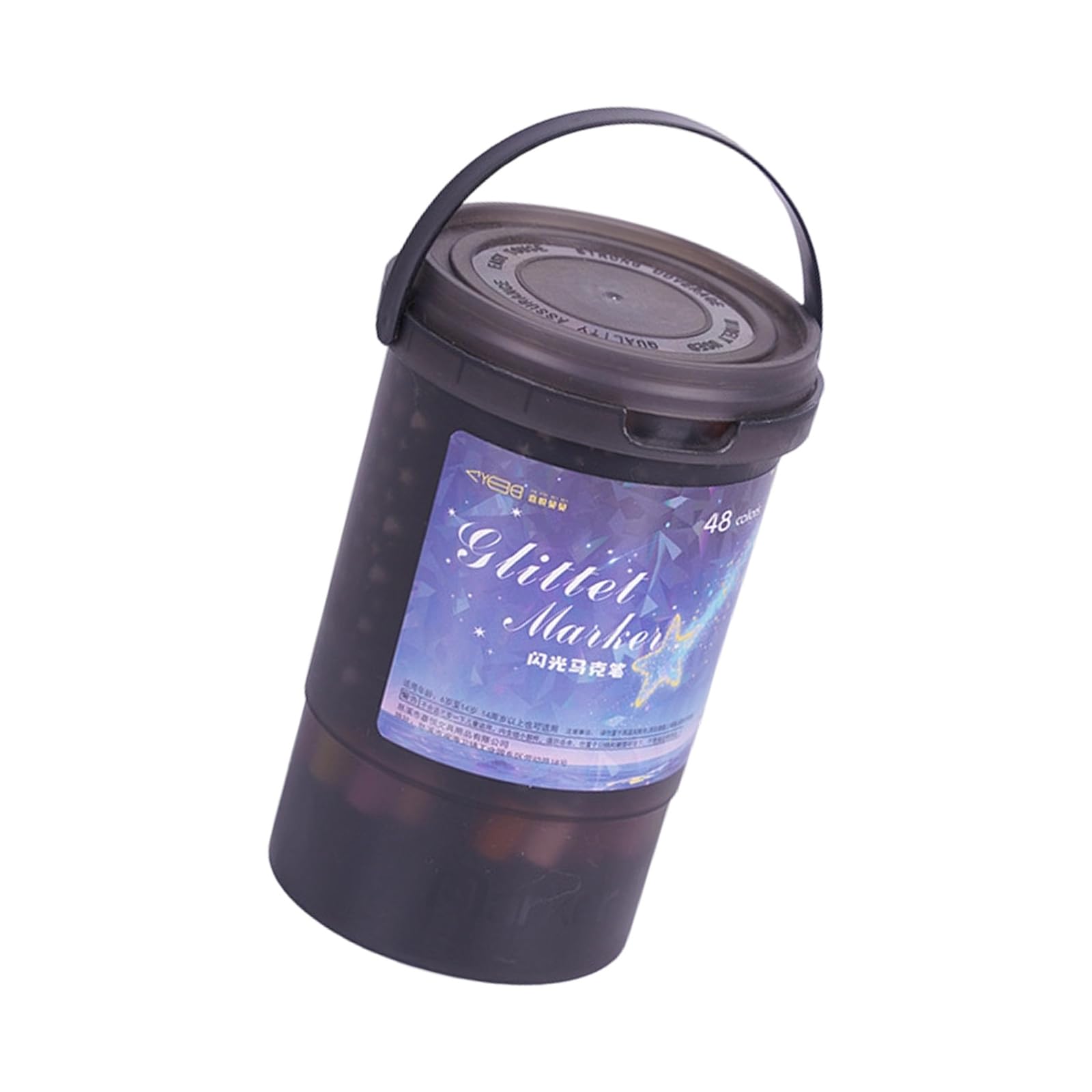 1 lot de stylos à peinture acrylique scintillante pour lettrage à la main, scrapbooking, art mixte