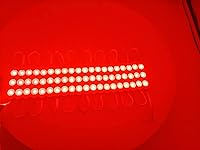 Vista 2 de Módulo LED rojo DC12V 0.72W con lente con fuente de alimentación 300W