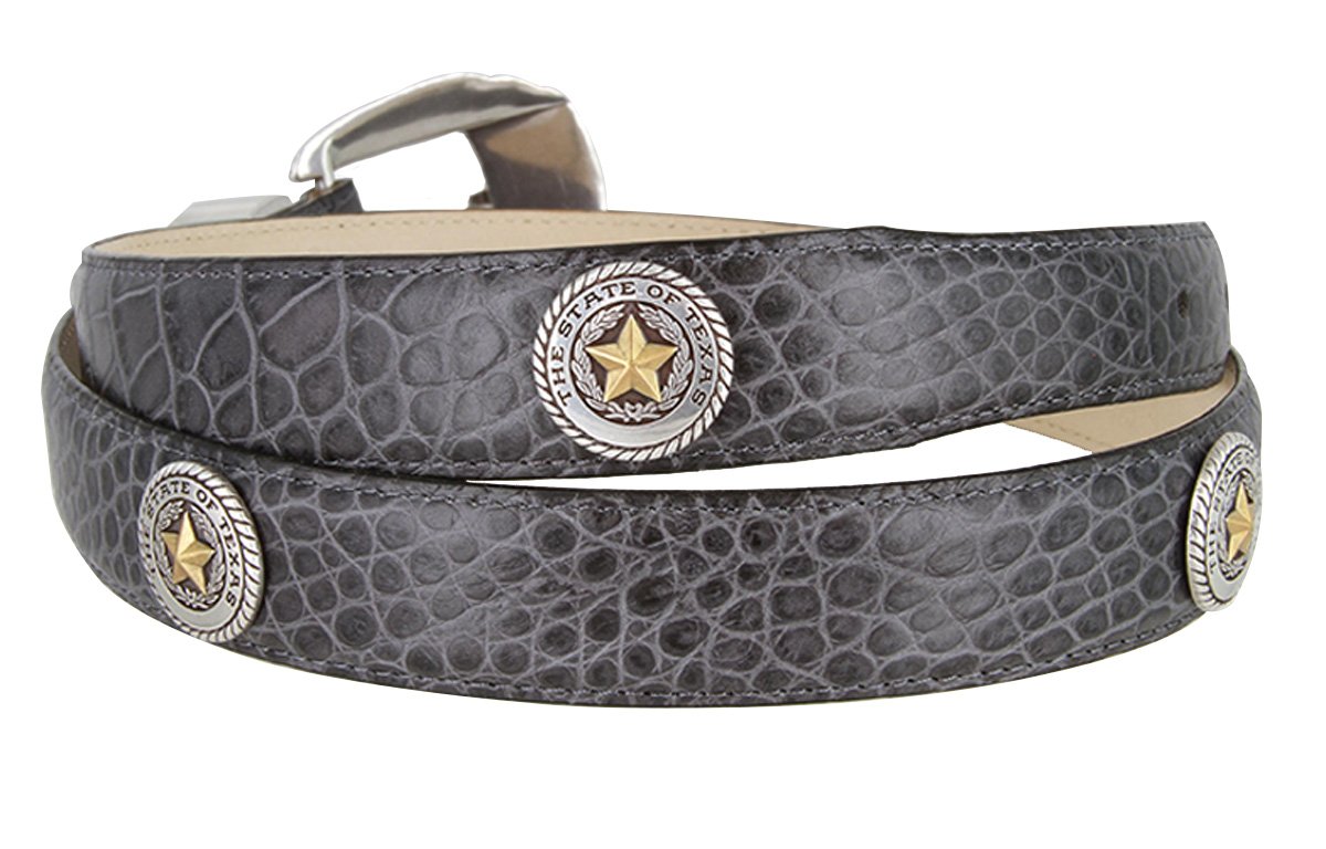 Boston Leather 1 3/4 Garrison Belt - Mens, Nickel Buckle, Plain, 32 in, Black, 6505-1-32