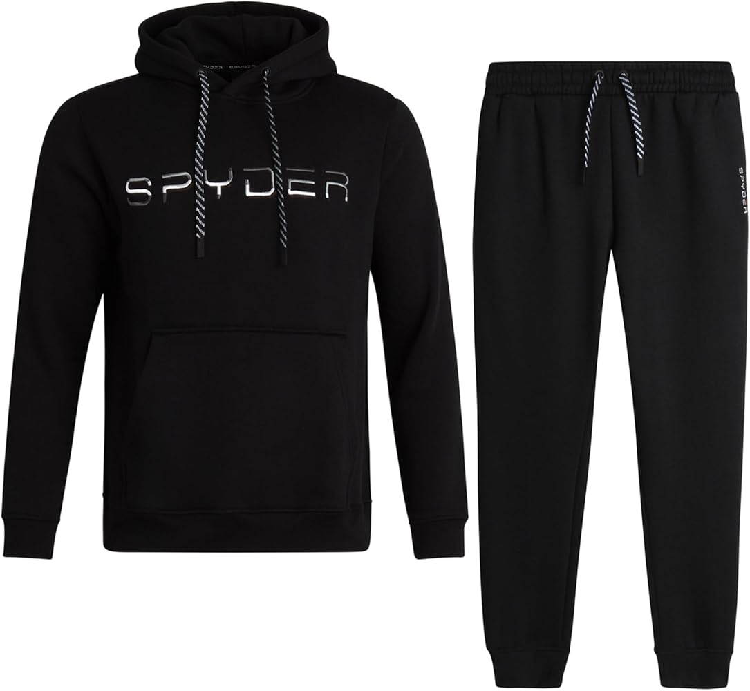 Spyder Men's Sweatsuit Set - 2 Piece Performance Fleece Pullover