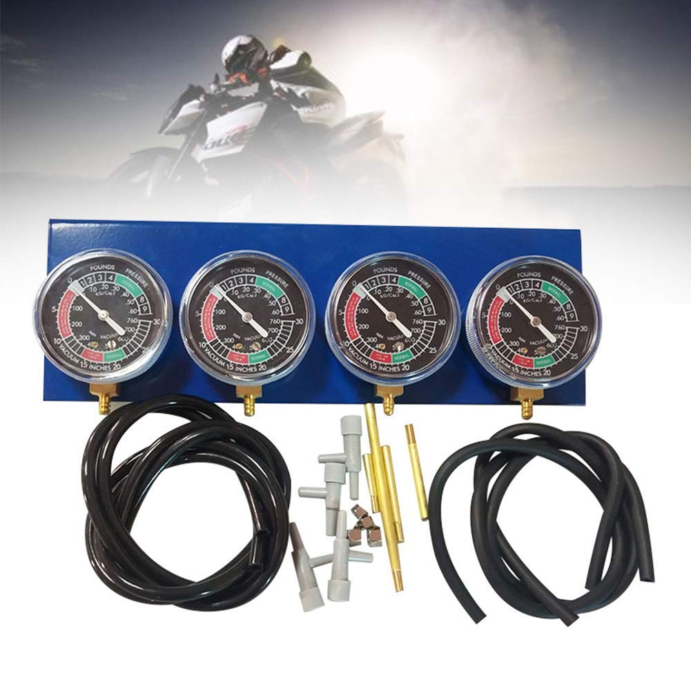 Universal Motorcycle Vacuum Carburetor Synchronizer Synchronization