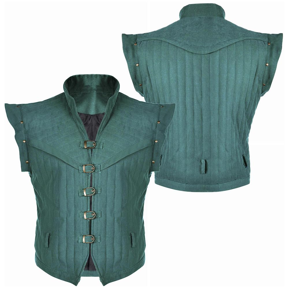 Lixinya Tangle Vest Medieval Vests Anime Halloween Carnival Outfit Party Clothing Costumes Men XL