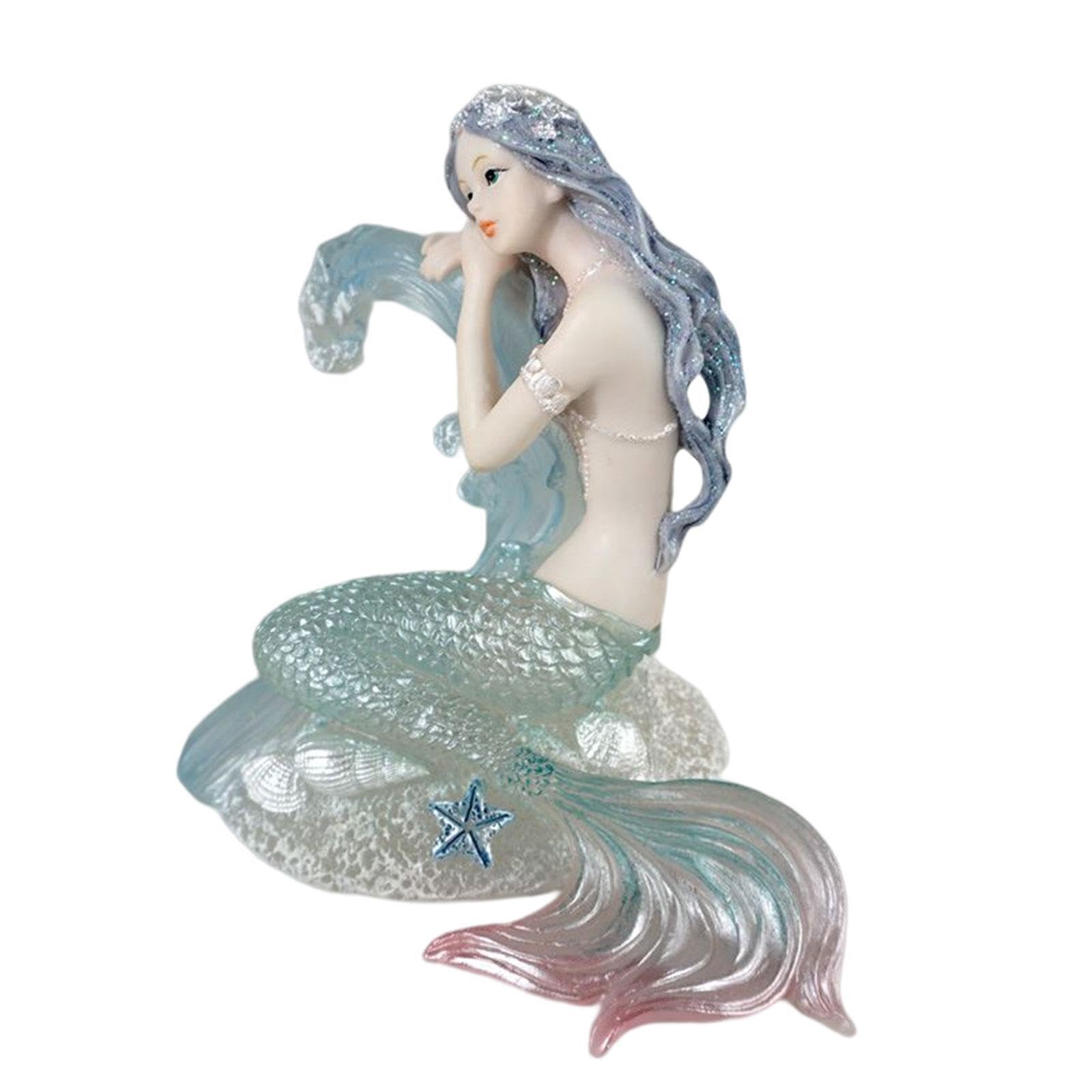 Zambuph Graceful Mermaids Figurines Figurines Statue Ornament Stylish Gift