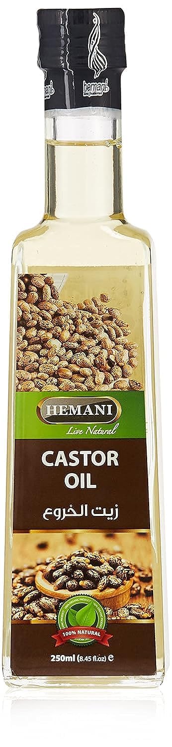 Hemani Castor Oil-250 Ml, Rich In Anti-Inflammatory And Anti-Oxidant Properties, Promote Hair Growth, Cures Inflammation And Backache