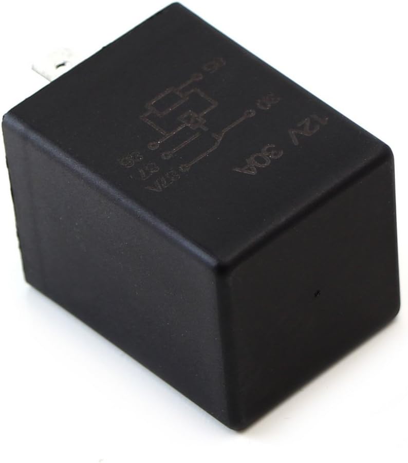 iJDMTOY (1) 10-Second Time Delay Relay Module, 5-Pin 12V 30A SPDT, Compatible With Automotive Lighting : Automotive
