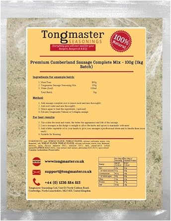 Premium Cumberland Sausage Complete Mix - 100g