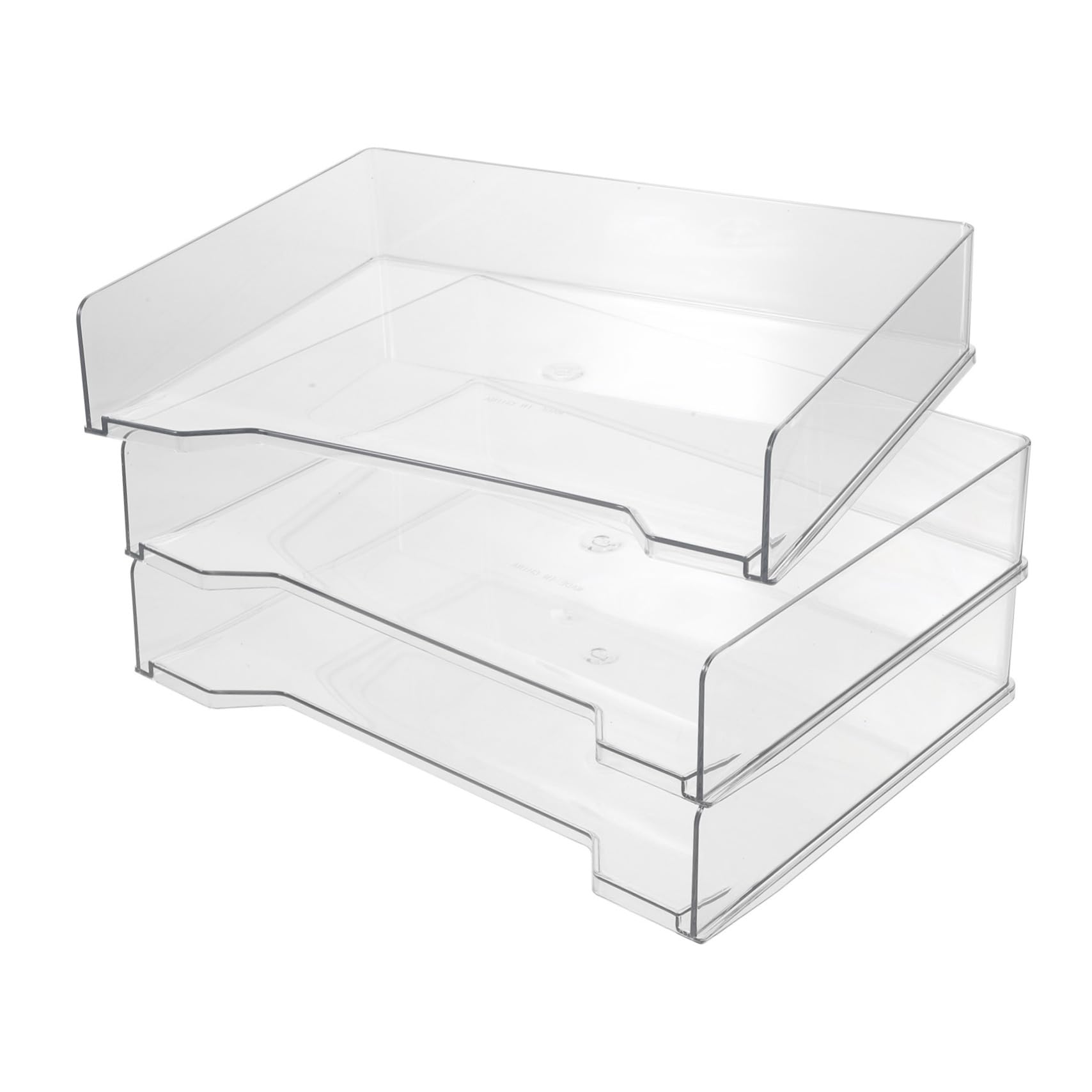 TEHAUX 3pezzi Organizer Da Scrivania in Plastica Portadocumenti Per Ufficio Organizer Per Penne e Cancelleria