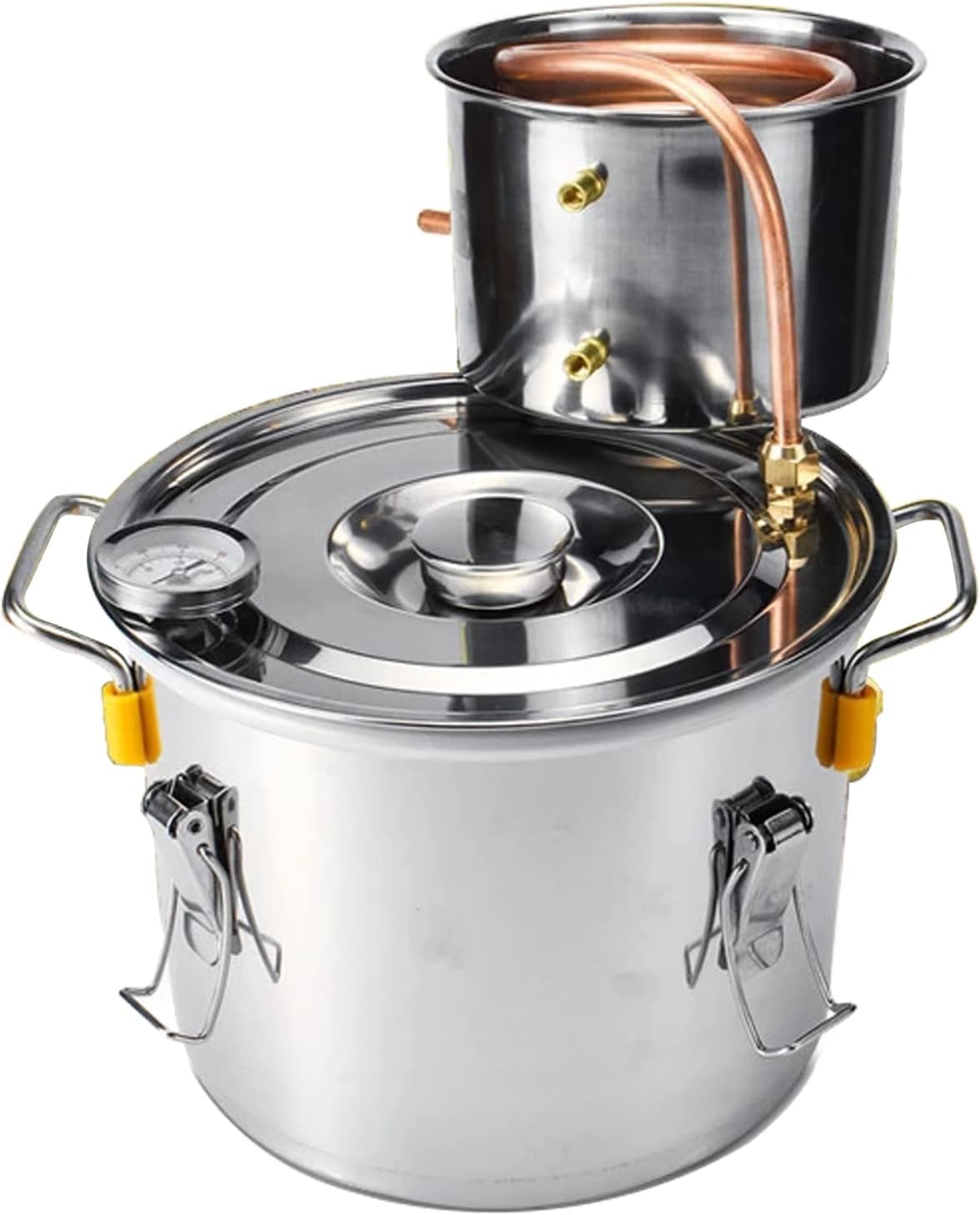 ANZAGA Home Brewing, Essential Oil Distiller Kit for Steam Distillation Oil Making and Extracting,12 L/3 Gal [Energy Class A]