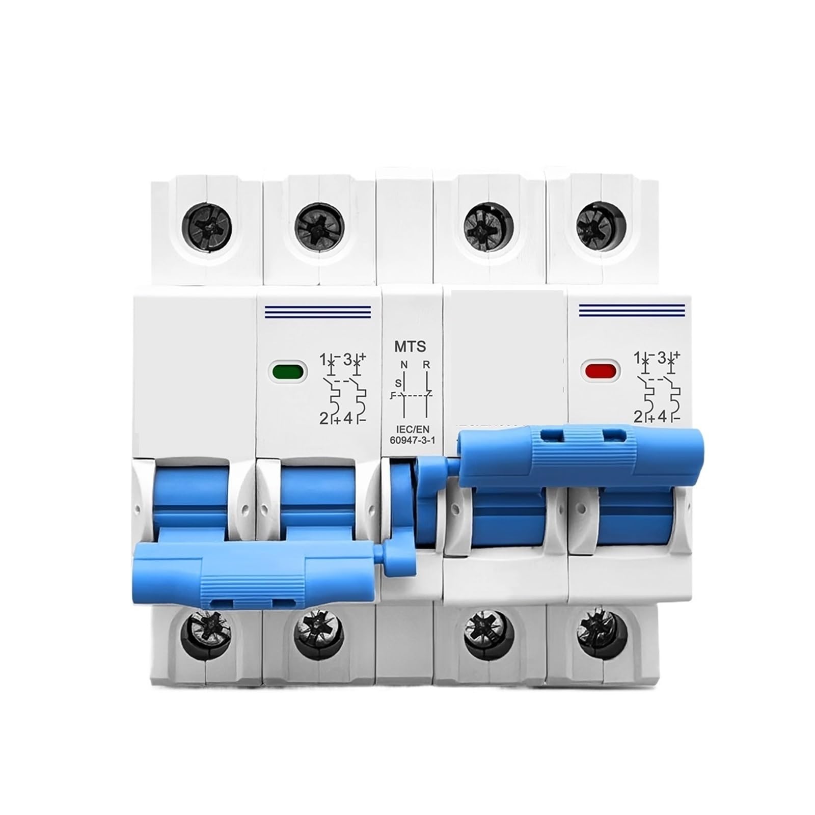 EDXFICDQ 2P plus 2P DC MTS Dual power Manual transfer switch Circuit breaker MCB for PV system 2P+2P(63A)