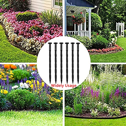 zeltheringe,bodenheringe,heringe erdnägel stabil25-teilige Bodengarten-Unkrautbarriere,Stoffschattierungsnetzpflock zur Befestigung von Kunststoffheringen zeltheringe sturmsicher(8 Zoll 25 Stück)