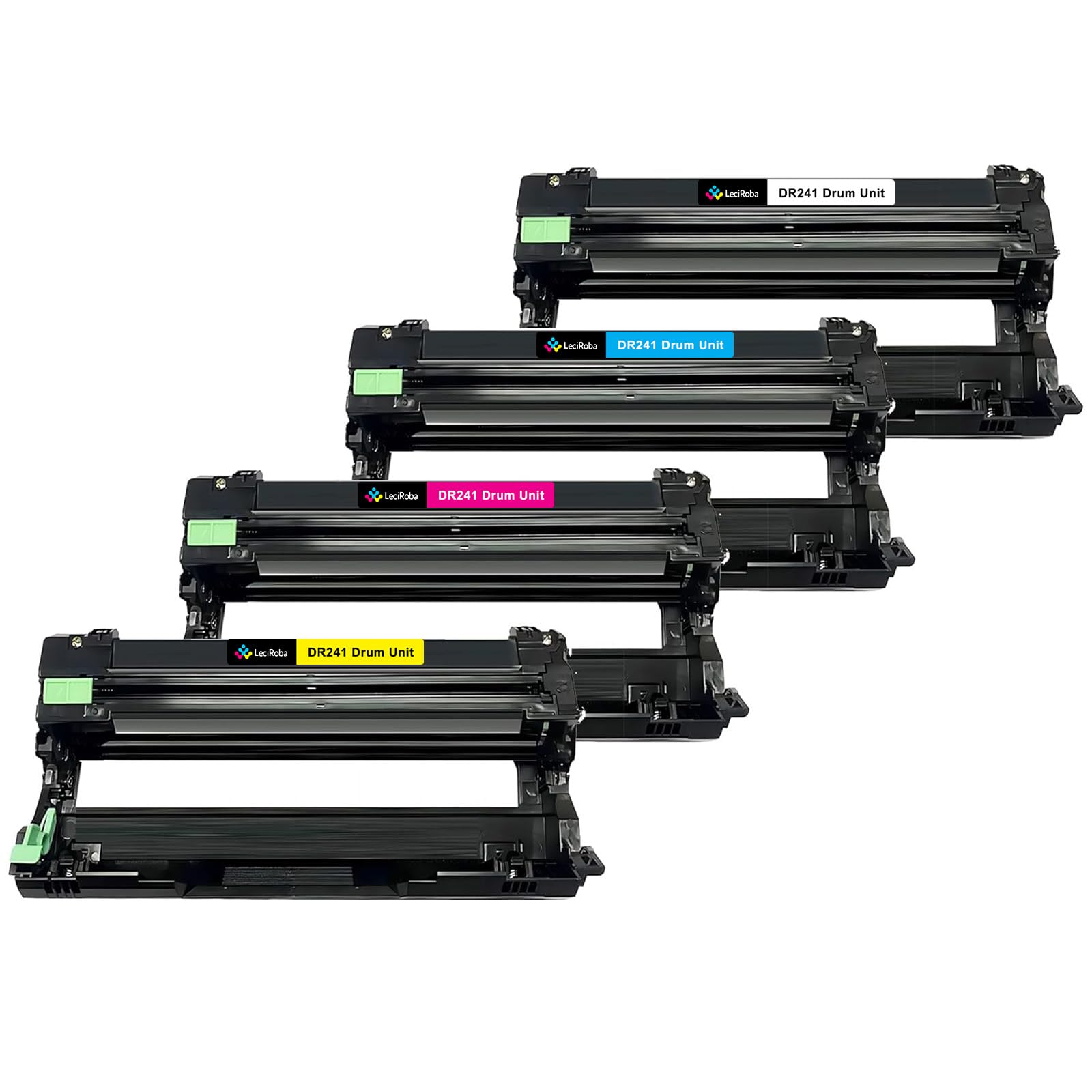 LeciRoba DR-241CL pour tambour Brother DR241CL DR-241, pour Brother DCP-9015CDW 9020CDW HL-3140CW 3142CW 3150CDN 3170CDW MFC-9130CDN 9330CDW 9340CDW (lot de 4)