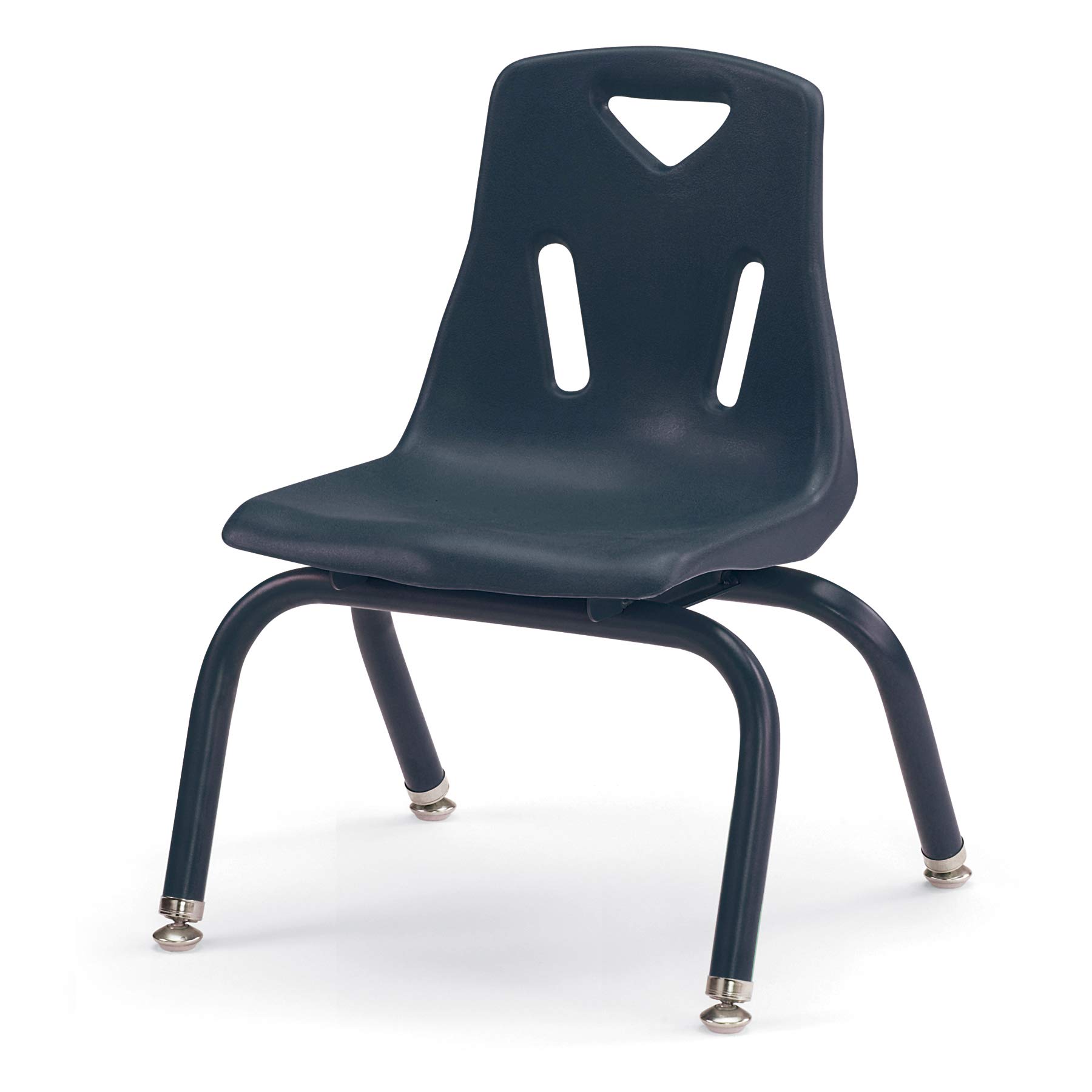 Jonti-Craft Berries 8120JC1112 Stacking Chair with Powder-Coated Legs, 10" Height, Navy