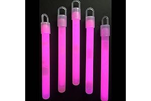 GlowWithUs V2 Pink Lightsticks - 50 Pack
