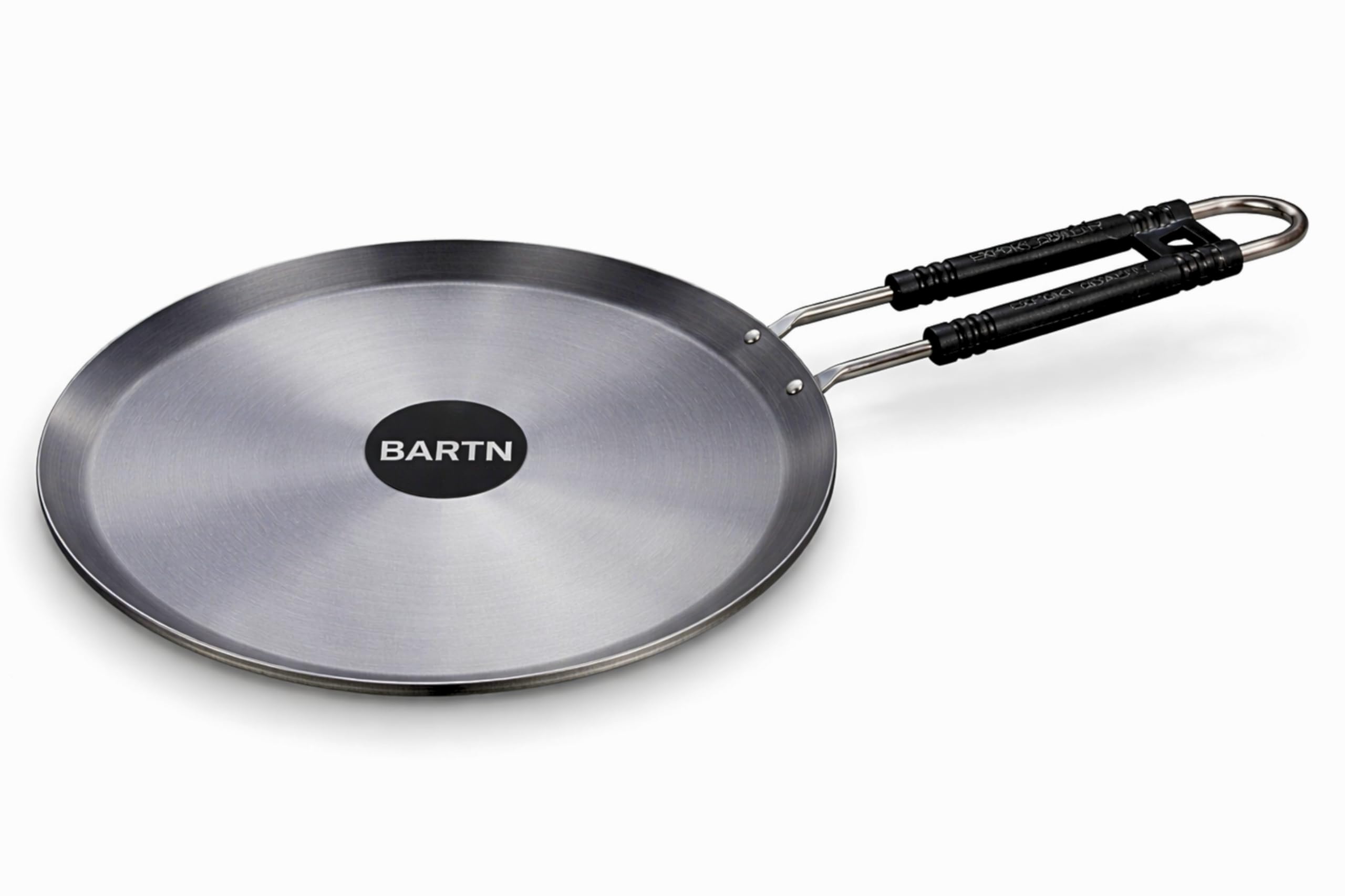 Pure Iron Induction Tawa 10 inch for Roti, Chapati & Dosa with Steel Handle | Heavy Iron Tava with Health Benefits | Non-Toxic, No Chemical Layer | Induction & Gas, 1 KG-image-24