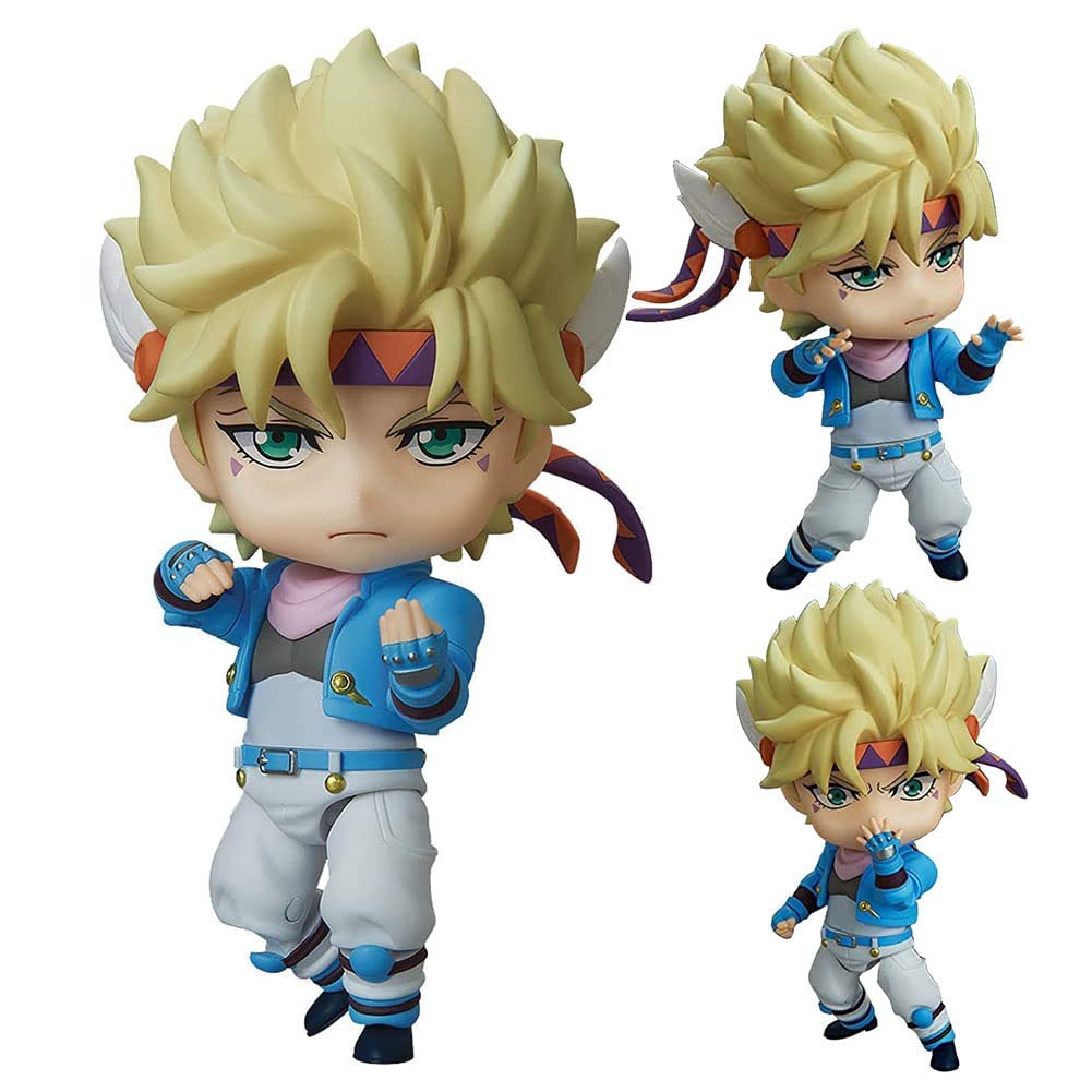 Puruuige Q Caesar Anthonio Zeppeli Figure Clayman Figurine PVC Changeable Face Movable Figure Statue Ornaments