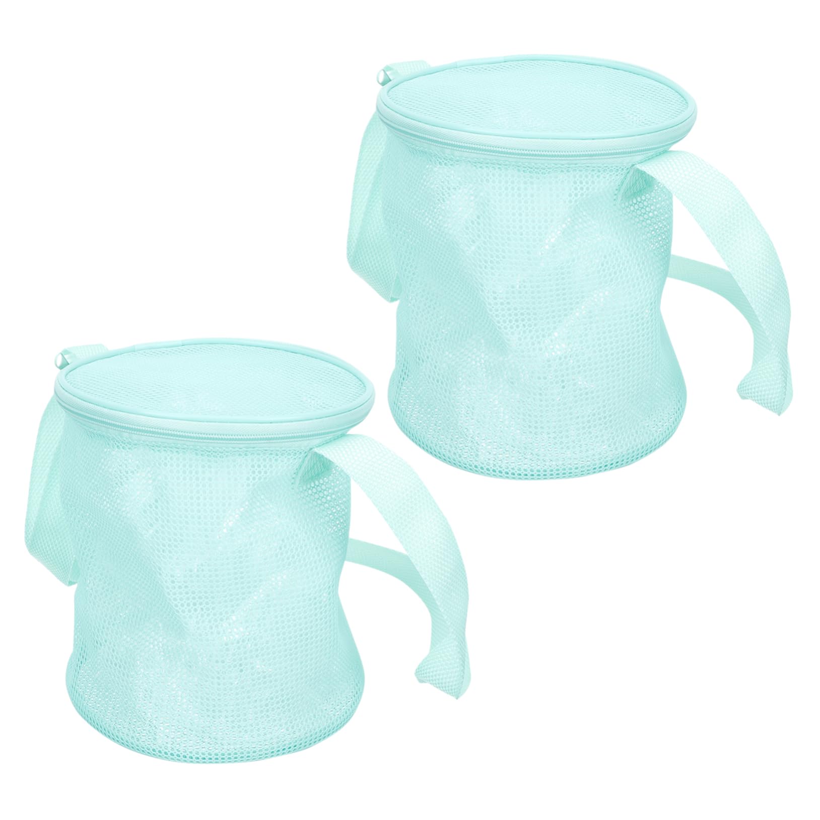 TOVINANNA 2pcs Boys and Girls Beach Bag Large Capacity Mesh Beach Toys Storage Bag for Boys and Girls
