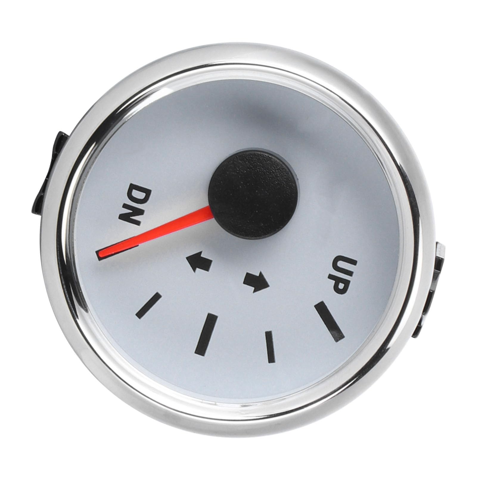 Generic Compteur de Trim de Bateau Industriel adapté à la Tension Ultra-large 52 Mm 2 Pouces Indicateur D'inclinaison Jauge de Trim de Signal Convient aux Moteurs, Navires, Machines de Construction