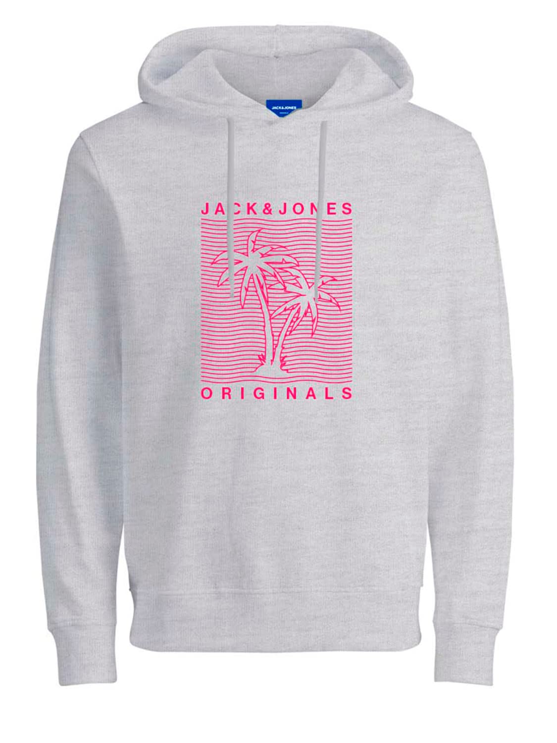 JACK & JONES Jorchance Sweat Hood Fst Felpa con Cappuccio, Bianco, M Uomo