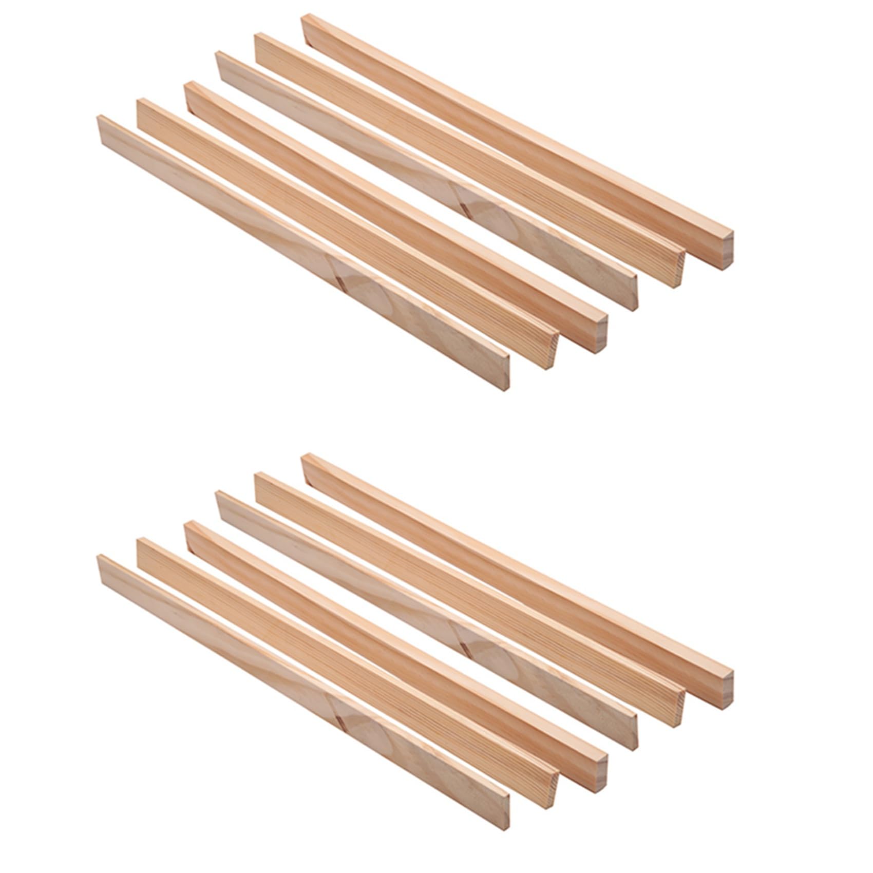 Ctrlzs 12Pcs Mud-Rolling Stick Guide Mudboard Guide Wooden Strips Diy Ceramic Mudboard Forming Tool Teaching Pottery Tool