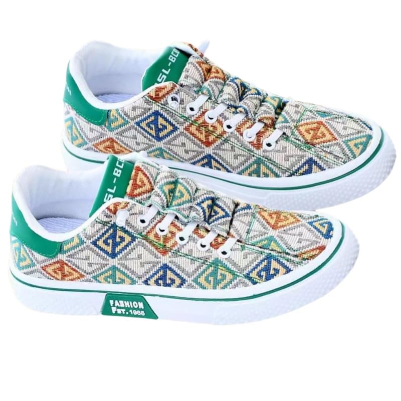 Men's Casual Fashionable Sports Canvas Shoes - Lightweight and Comfortable, with high Elasticity and Anti-Slip Sole.